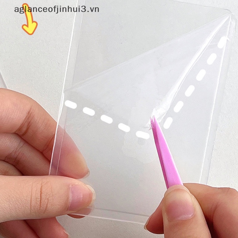 Set 10 Miếng Dán Goo Dày Dặn Trong Suốt Dùng Trang Trí DIY