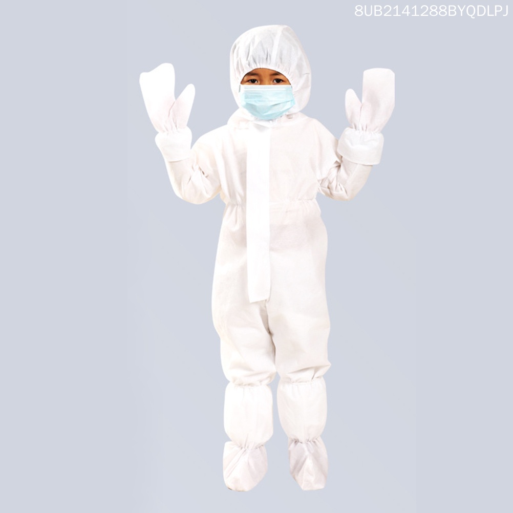 Áo Liền Quần Có Mũ Trùm Thoáng Khí Dùng Một Lần Cho Bé