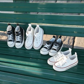 Giày Vải Canvas, Giày Bata Cổ Cao, Cổ Ngắn sz 26-37 Cho Bé Trai Bé Gái 3 Tuổi Đến 10 Tuổi