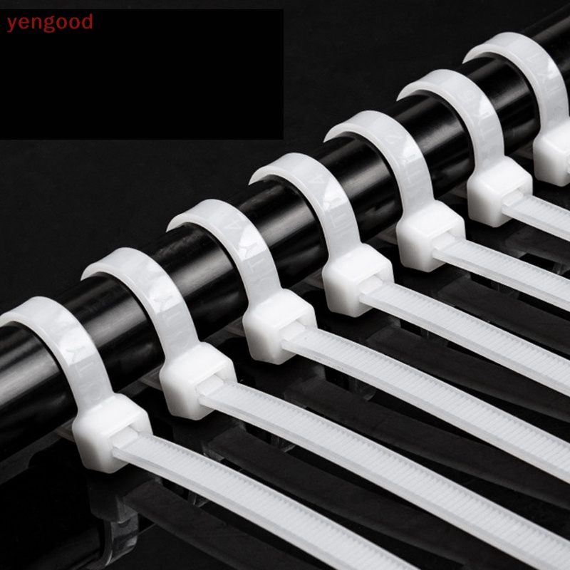 Set 100 Dây nylon Buộc Cáp Tự Khóa Kích Thước 3X200 Chuyên Dụng