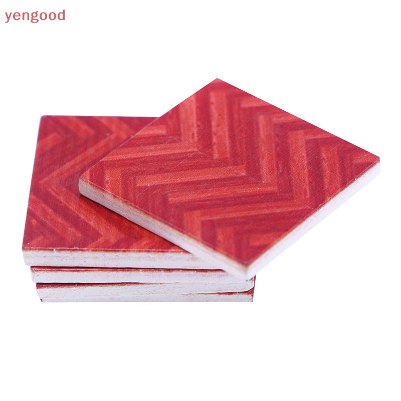 (YGD) Set 9 Tấm Thảm Lót Sàn Kẻ Sọc Ô Vuông Trang Trí Nhà Búp Bê / Phòng Ngủ / Phòng Khách