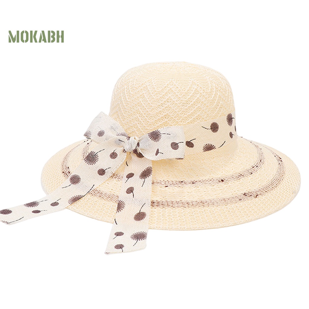 Nón Rộng Vành Dệt Kim Chống Tia UV Thoáng Khí Thời Trang Đi Biển Mùa Hè Cho Nữ