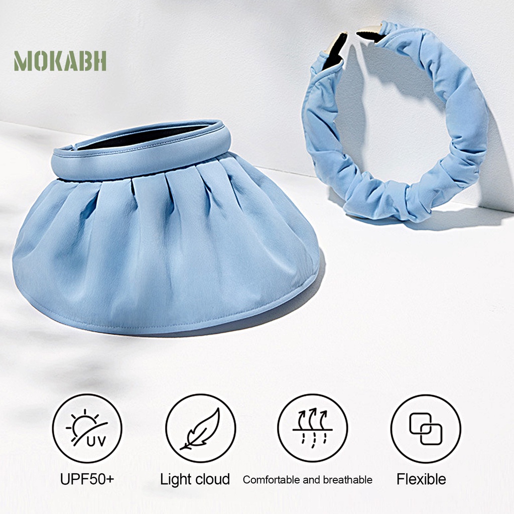 Mũ Lưỡi Trai Nửa Đầu Chống Nắng Chống Gió Thoải Mái Thoáng Khí Thời Trang Mùa Hè Cho Nữ