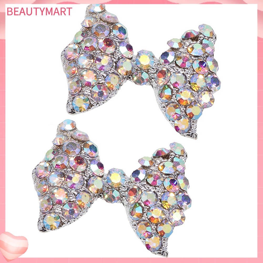 Bộ 10 HạT ĐíNh Trang Trí MóNg HìNh Nơ 3D