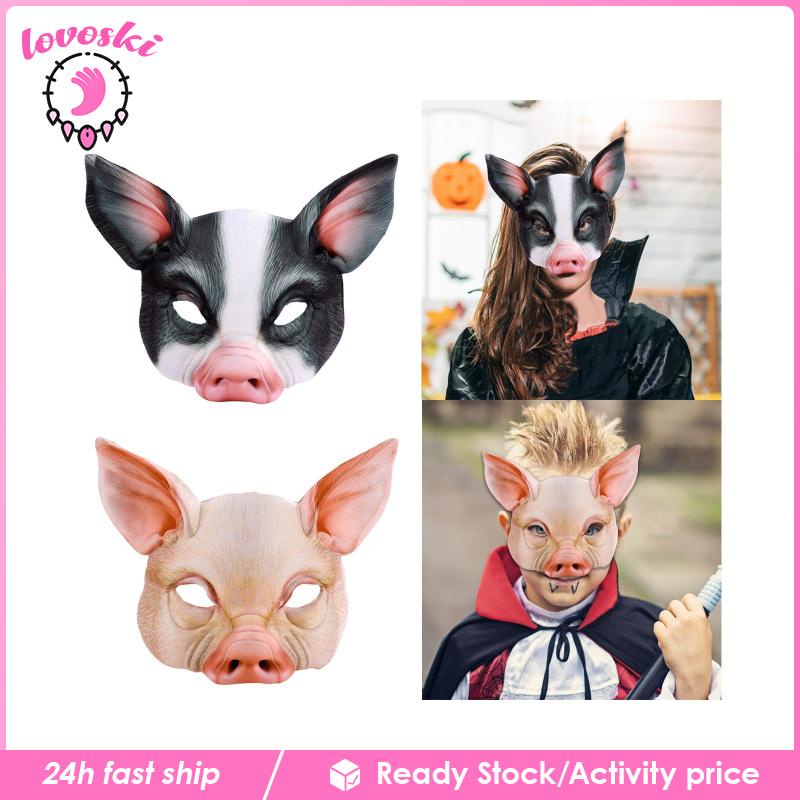 Mặt Nạ Nửa Mặt Hóa Trang Động Vật Cho Người Lớn