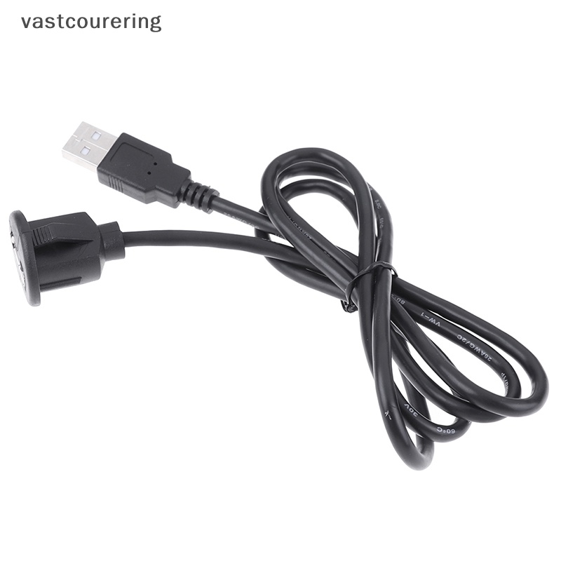 1 Dây Cáp Nối Dài 1M Cổng USB 2.0 Đầu Đực Sang Đầu Cái Cho Bảng Điều Khiển Xe Hơi
