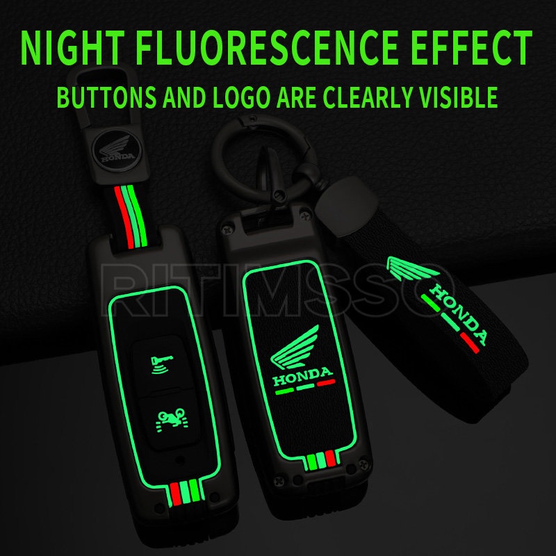 Vỏ Bọc Chìa Khóa Điều Khiển Từ Xa 3 Nút Bằng Hợp Kim Cho HONDA PCX160 VISION SH350 PCX 160 2