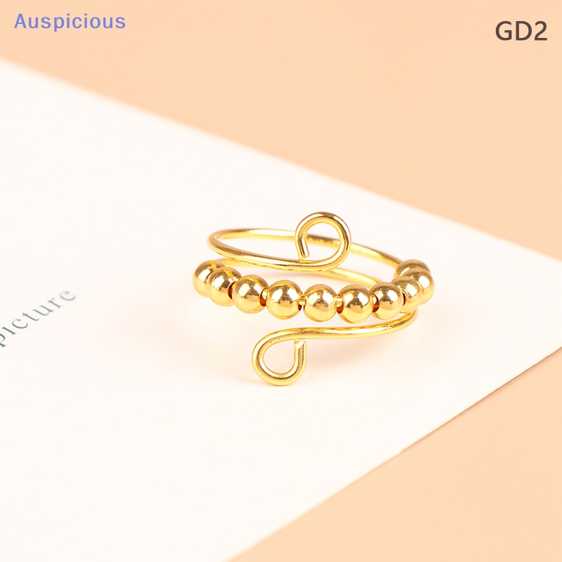 [nghi Ngờ] Nhẫn Xoay Tự Do Đính Hạt Mưa Bohemian Giúp Giảm Căng Thẳng