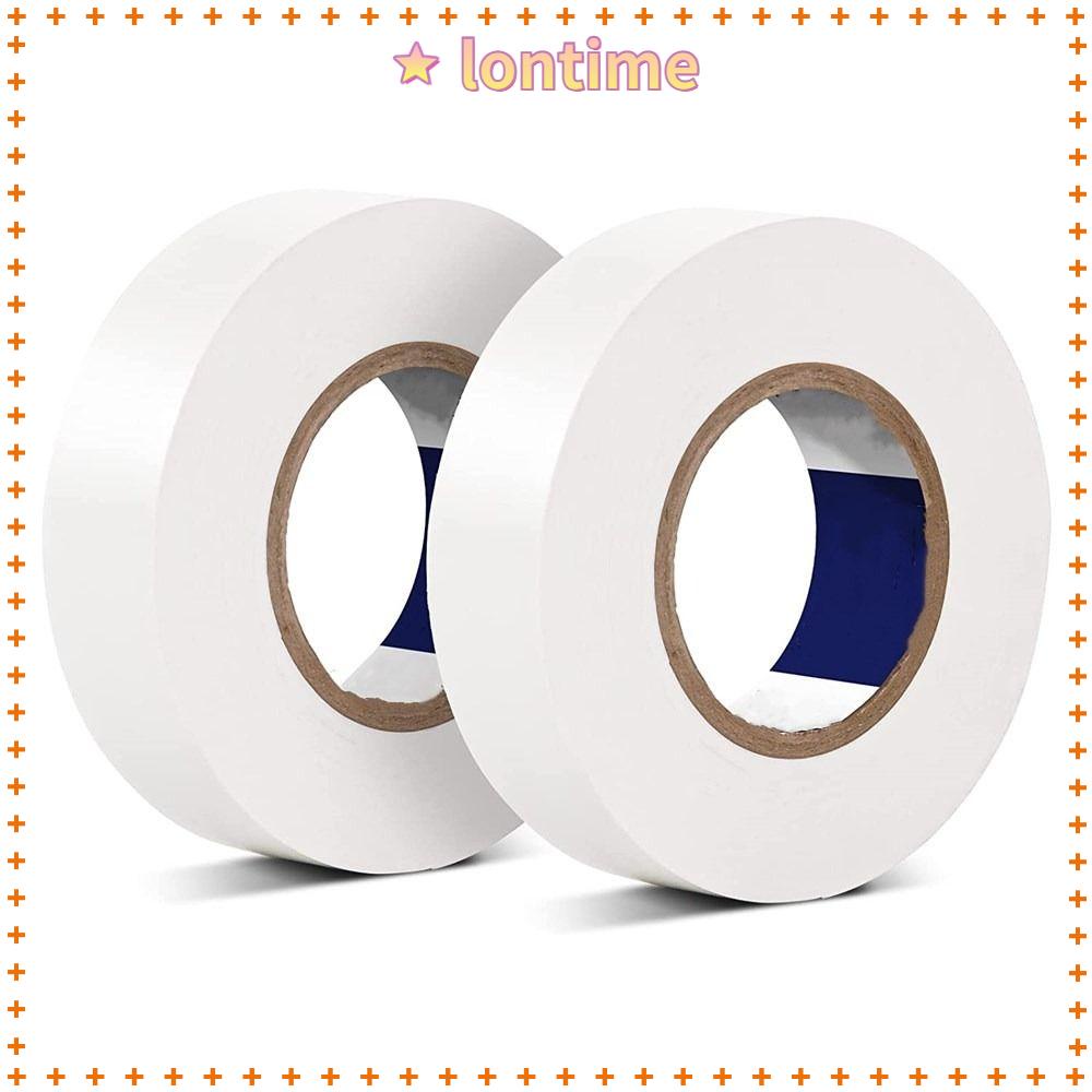 Bộ 2 Cuộn Băng Keo PVC Màu Trắng 3 / 4Inchx66Ft