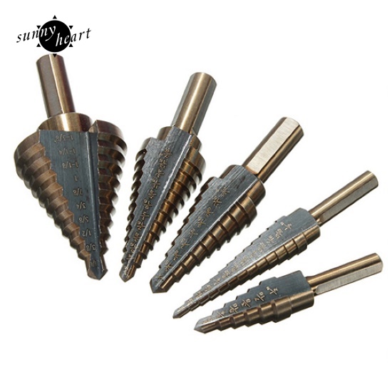 Set 5 Mũi Khoan Nhiều Lỗ 50 Kích Cỡ Đa Năng Tiện Dụng