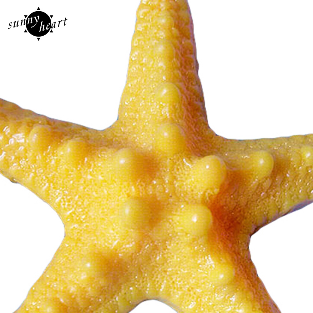 Sunnyheart Set 5 Ngôi Sao Biển Bằng Nhựa Resin Trang Trí Nhà Cửa Tiệc Tùng