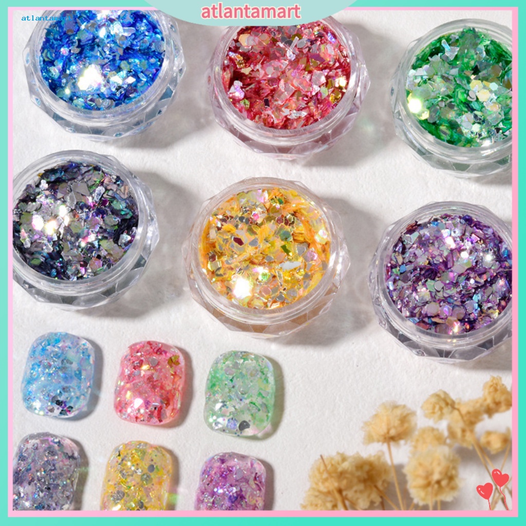 Túi Đựng Đồ Dùng Cao Cấp Tiện Dụng| 1 Hộp Kim Sa Siêu Mỏng Lấp Lánh Nhiều Phong Cách Trang Trí Móng Tay Nghệ Thuật DIY