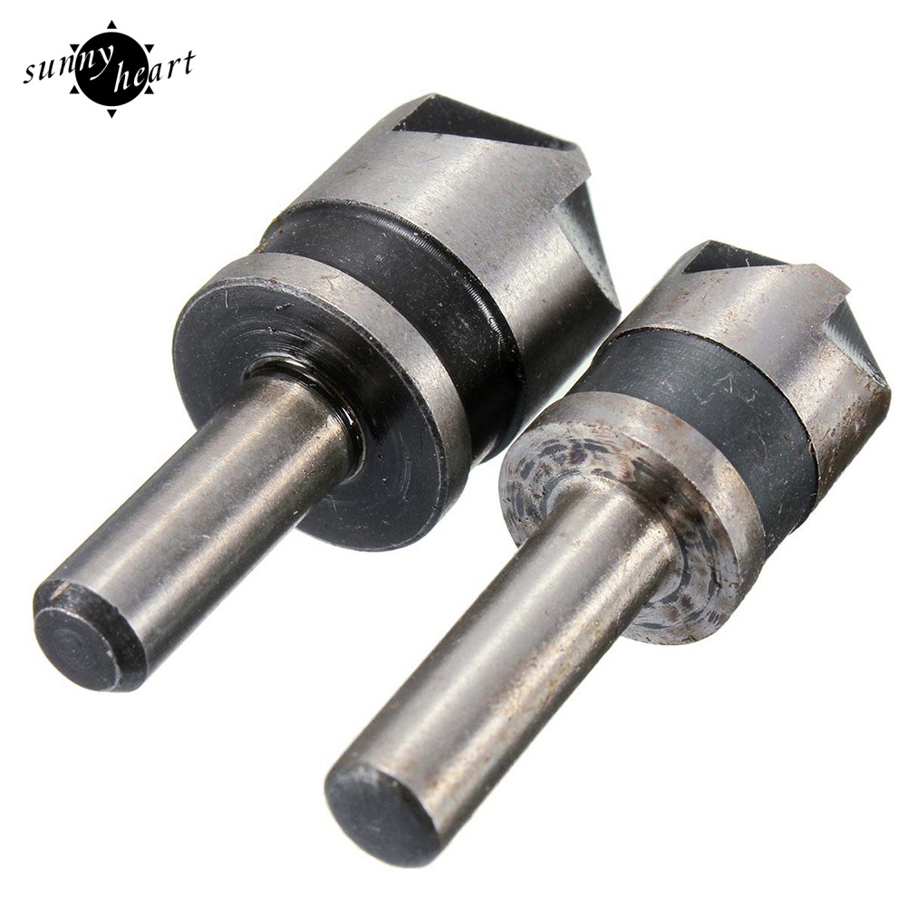 Set 2 Mũi Khoan Hợp Kim 5 Rãnh Xoắn 82 Độ 1 / 4 Chất Lượng Cao