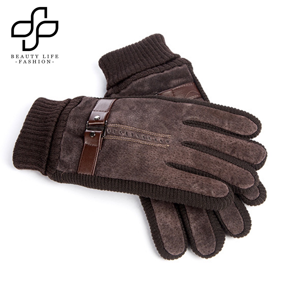 1 Đôi Găng Tay Da Giả Chống Gió Chống Nước Dùng Được Màn Hình Cảm Ứng Cho Thú Cưng