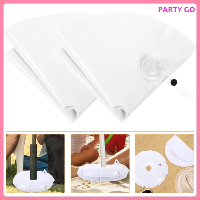 Bộ 2 Túi Nước Đế Vòm Gắn Bong Bóng Trang Trí Tiệc Cưới