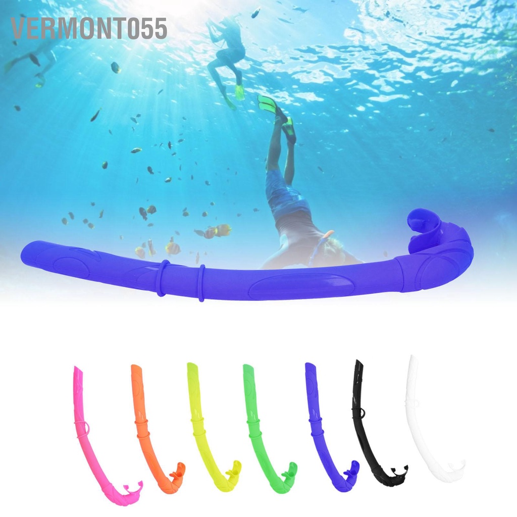 Vermont055 Lặn ống Silica Gel thở chìm nổi miễn phí cho thể thao dưới nước