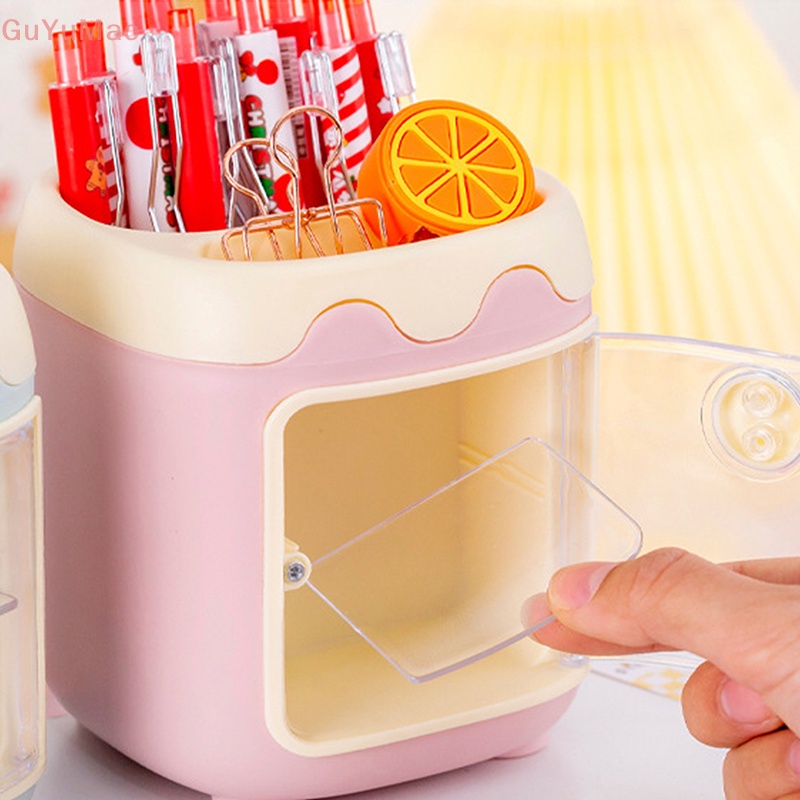 [cxGUYU] Hộp Đựng Bút Nhiều Ngăn Hình Heo Con Hoạt Hình Sáng Tạo Dễ Thương Cho Nữ Sinh / Văn Phòng PRTA