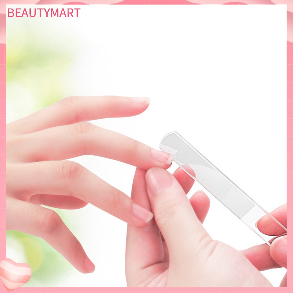 Dụng Cụ Dũa Móng Tay Bằng Kính Kèm Hộp Đựng