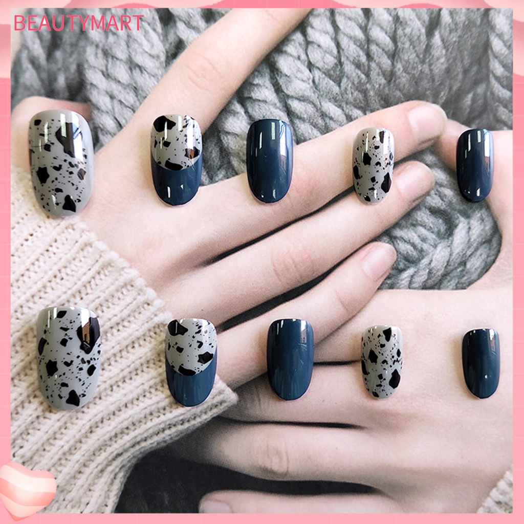 1 Bộ Móng Tay Giả Hiệu Ứng Visual Effect Siêu Mỏng Mượt Mà Dễ Sử Dụng Che Phủ Toàn Diện