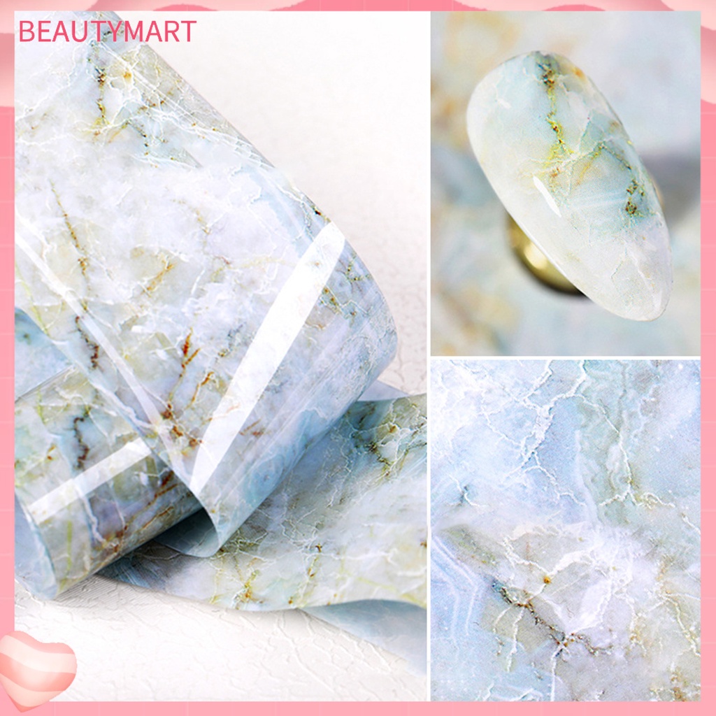 Hộp 10 Cuộn Nhãn Dán Móng Tay Bằng PVC Nhiều Màu Dành Cho Nữ