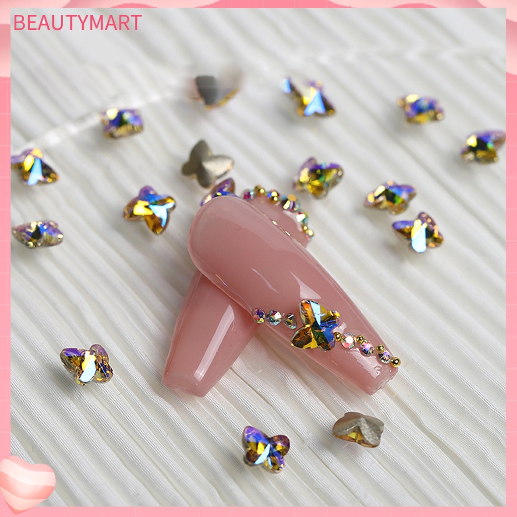 Set 2 / 3 Phụ Kiện 3D Đính Đá Trang Trí Móng Tay Sang Trọng Cho Nữ