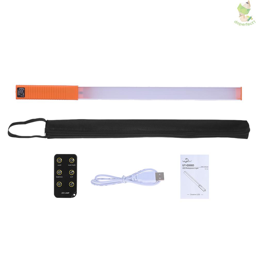 Đèn LED Chụp Ảnh Cầm Tay Có Thể Điều Chỉnh Độ Sáng &amp; Nhiệt Độ Tích Hợp Recharga Came-6.7