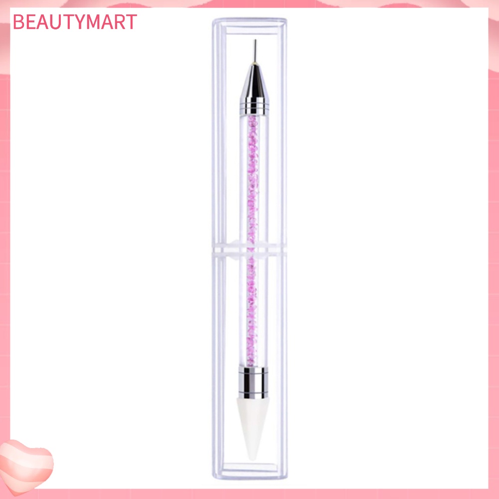 Bộ 3 Cây Bút Hai Đầu Đính Đá Trang Trí Móng Tay Nghệ Thuật