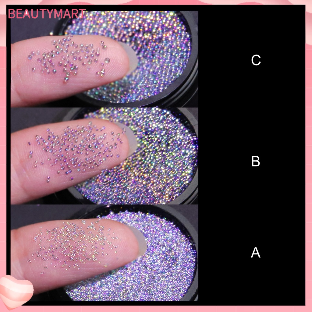 1 Hộp Hạt Charm Màu Sắc Tươi Sáng Không Dị Ứng Thân Thiện Với Môi Trường Trang Trí Móng Tay Nghệ Thuật