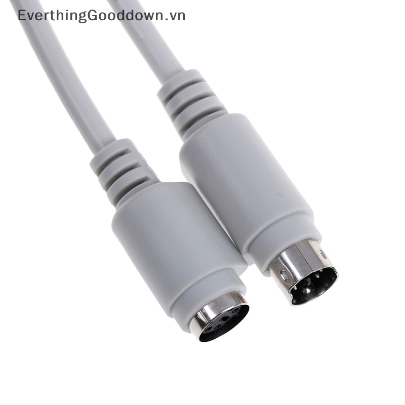 Everthingooddown Ps2 mini din 6 pin female-male 1.5m 5m 10m Dây Cáp Nối Dài Chuột Và Bàn Phím