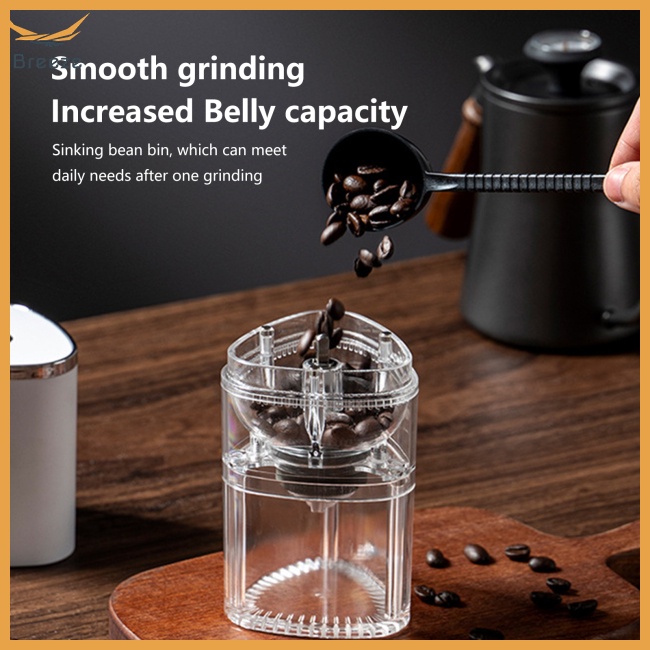 Máy Xay Cà Phê Tự Động Bằng Điện Trong Suốt Đa Năng Tùy Chỉnh Kích Thước Nhỏ Gọn Tiện Dụng