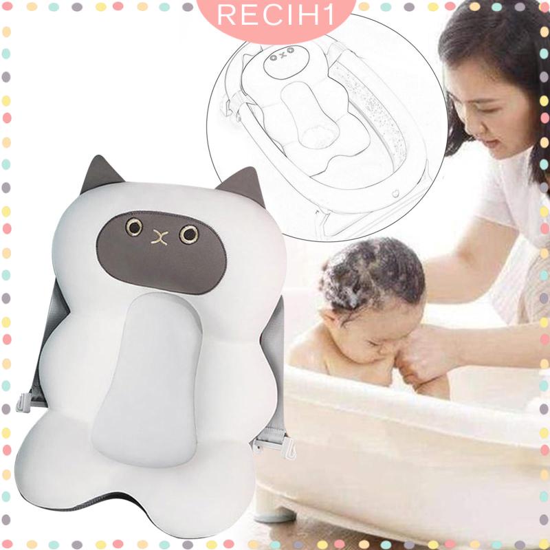 Đệm Lưới Lót Bồn Tắm Thoáng Khí Thoải Mái Chống Rò Rỉ Dễ Thương Cho Bé