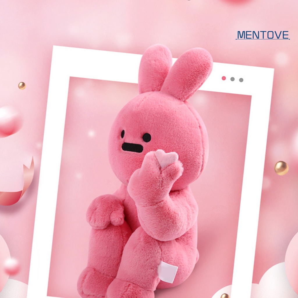 Thỏ Nhồi Bông 28cm Bằng Cotton Mềm Mại Dễ Thương Trang Trí Nhà Cửa