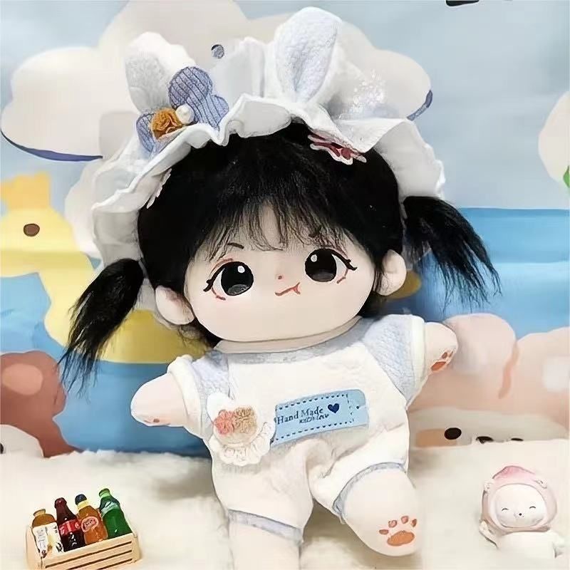 Búp Bê Đồ Chơi Nhồi Bông Cotton Cứng 20cm Đáng Yêu Dành Cho Nữ