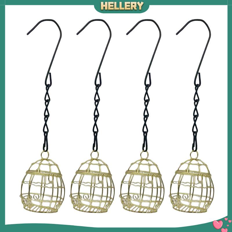Set 4 Rổ Đựng Thức Ăn Cho Chim Cảnh Gắn Sau Sân Vườn Tiện Dụng