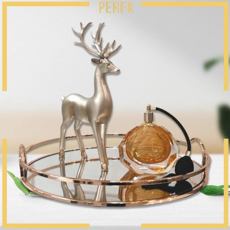 Khay Phục Vụ Thức Ăn Tráng Gương Để Bàn Tiện Lợi