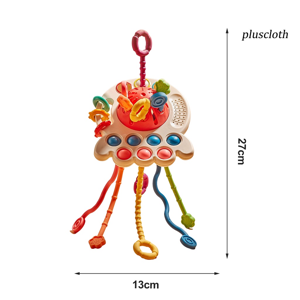 Đồ Chơi Chú Cua Bằng Silicon Mềm Chịu Nhiệt Độ Cao Vui Nhộn Cho Bé