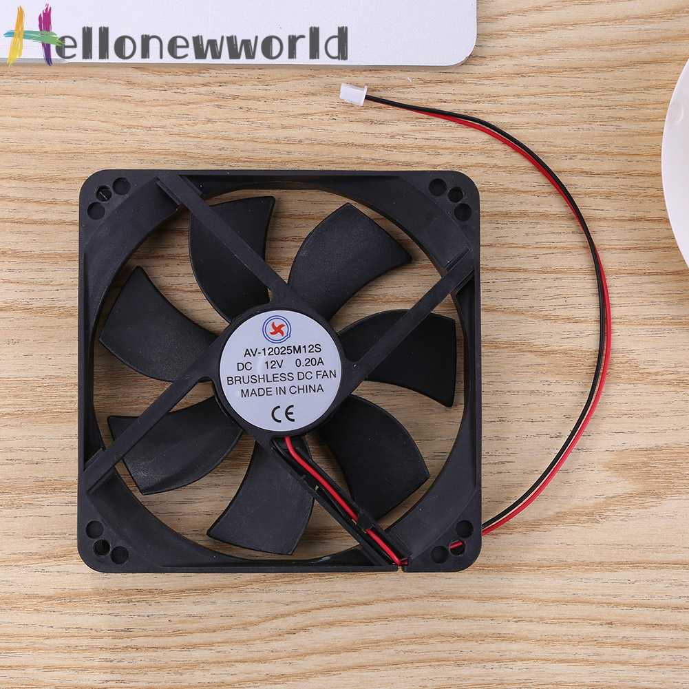 Yd- YD-Túi Đựng Đồ Dùng Tiện Lợi1212025Quạt Tản Nhiệt 7 Cánh SH DC12V 118x118x24mm Cho Máy Tính