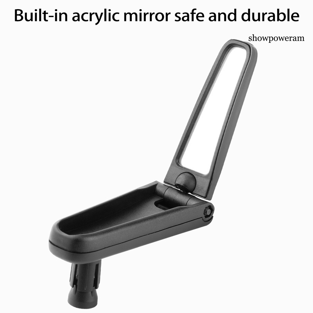 Gương Chiếu Hậu Bằng Acrylic Chống Thấm Nước Tùy Chỉnh Góc Độ Tiện Dụng Cho Xe Đạp