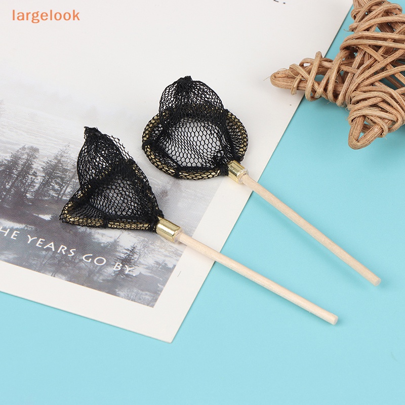 Set 2 Lưới Bắt Cá Tỉ Lệ 1 / 12 Trang Trí Nhà Búp Bê