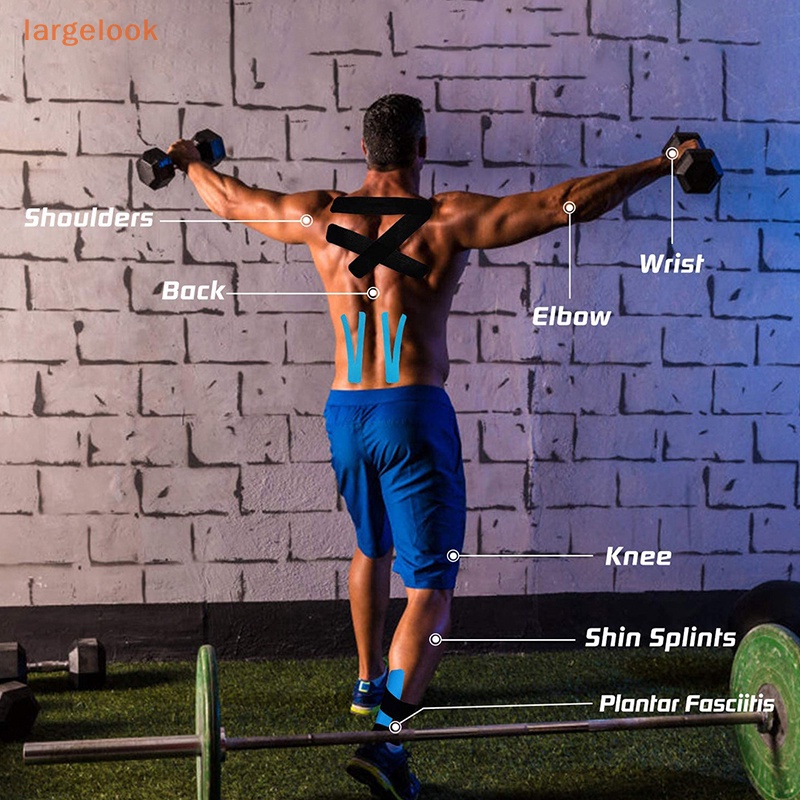 Cuộn Băng Keo Kinesioy 5M Giúp Loại Bỏ Nếp Nhăn Ở Mắt / Cổ / V