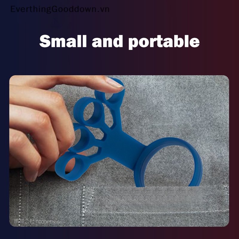 Everthinggood Dụng Cụ Silicon Đeo Ngón Tay Tập Lực Nắm Chắc Chắn
