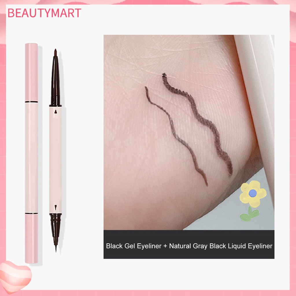Bút Kẻ Mắt Dạng Lỏng Nhanh Khô Lâu Trôi Chống Thấm Nước Hai Đầu Dễ Sử Dụng
