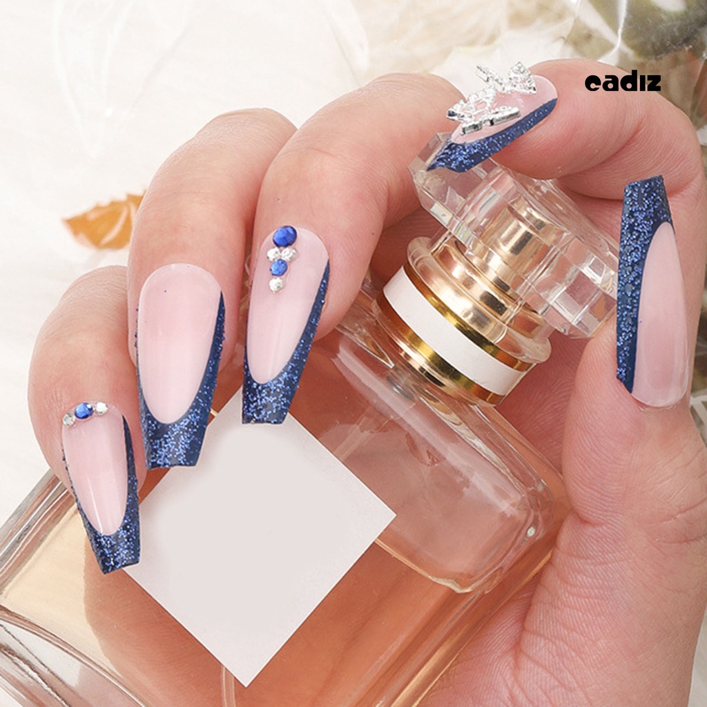 Bộ 12 Khuôn Nối Móng Tay Nhiều Hình Dạng Có Thể Tháo Rời DIY