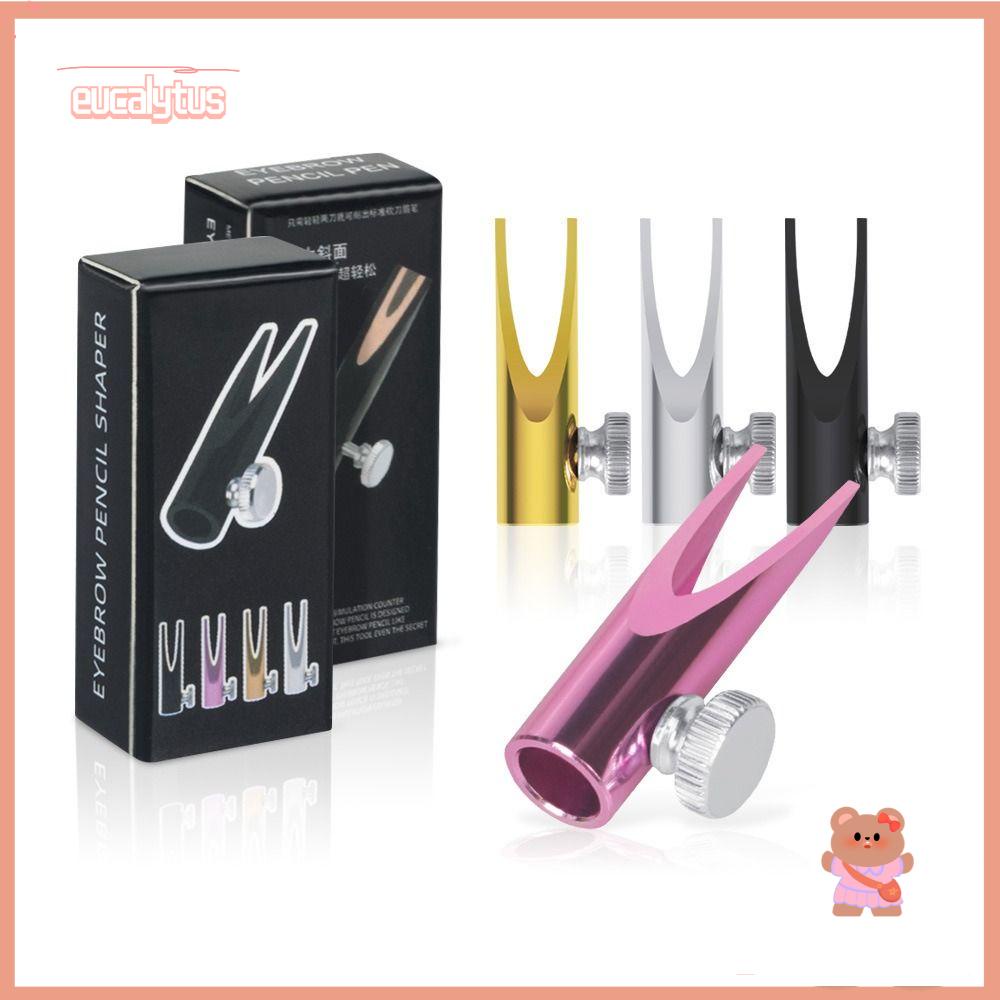 Đồ Chuốt Bút Chì Kẻ Lông Mày Bằng Kim Loại Có Khe Cắm Thẻ Hình Chữ U