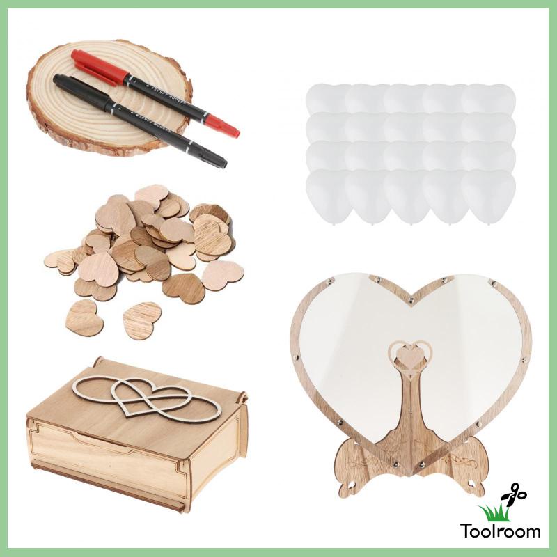 Sổ Tay Hình Trái Tim Dùng Trang Trí Đám Cưới