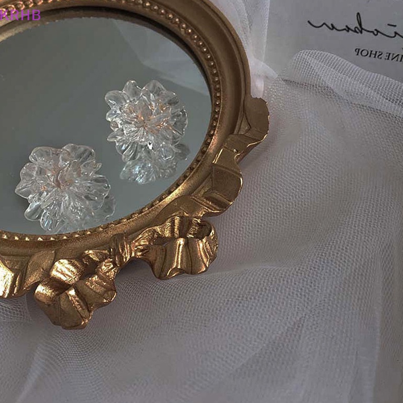 1 Đôi Bông Tai Hình Hoa Bằng Resin Thời Trang Dành Cho Nữ Mới