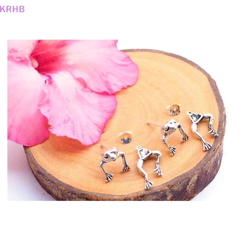 1 Đôi Bông Tai Hình Chú Ếch Phong Cách Gothic Thời Trang Dành Cho Nữ Y2k Mới