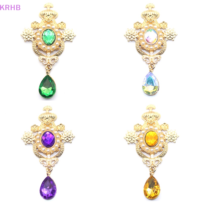 Ghim Cài Áo Hình Giọt Nước Bằng Hợp Kim Đính Ngọc Trai Giả Dùng Trang Trí Hộp Quà Mới