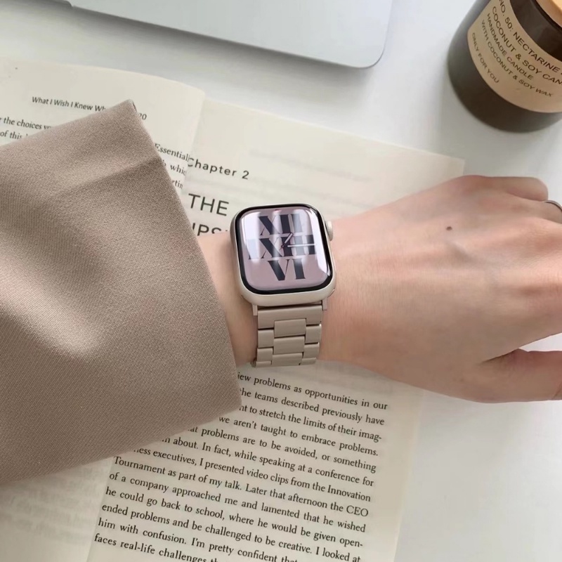 Dây Đeo Đồng Hồ Bằng Thép Không Gỉ 49mm 45mm 42mm 44mm 38mm 40mm 41mm Cho iWatch 8 7 6 3 5 4 3