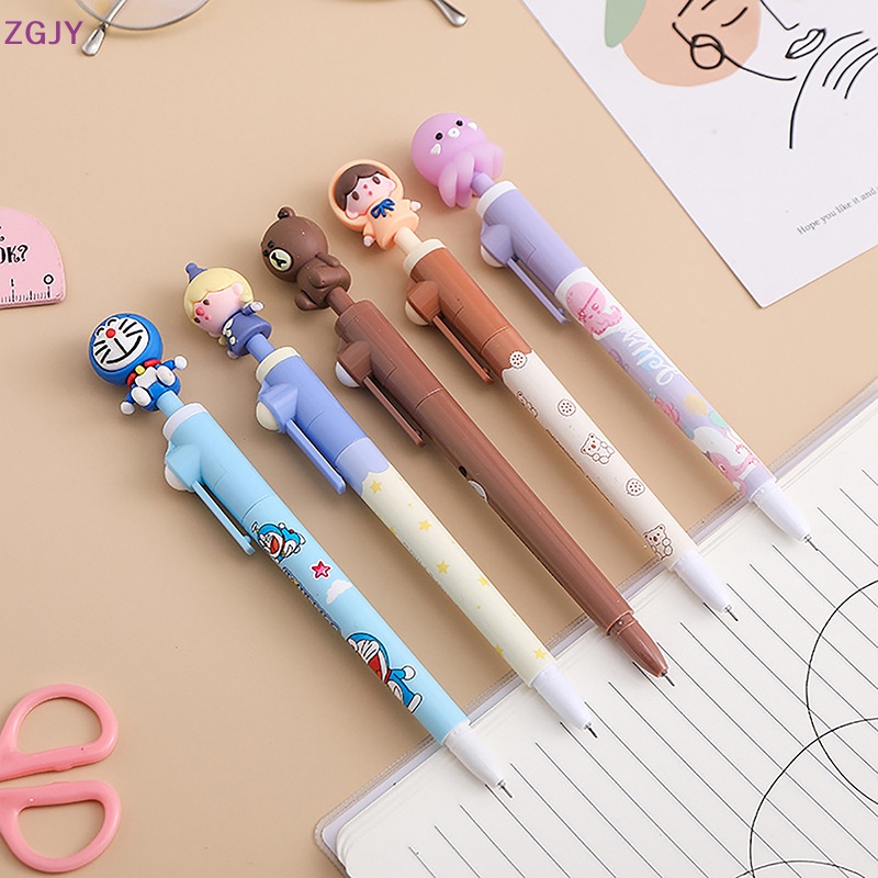 Bút Xoay ZGJY Họa Tiết Hoạt Hình Sáng Tạo Kiểu Nhật Hàn Cho Học Sinh Mới